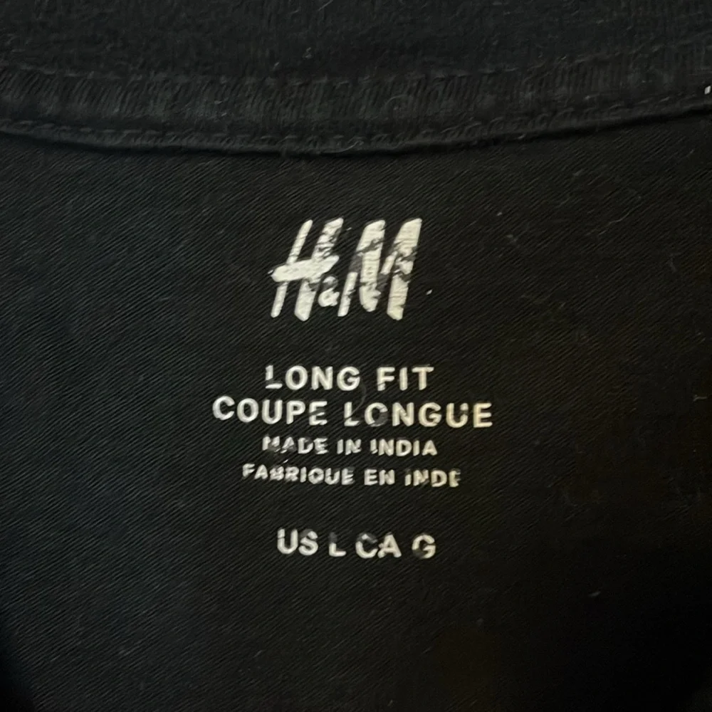 Extended Length Black T-Shirt - Picture 2 of 5